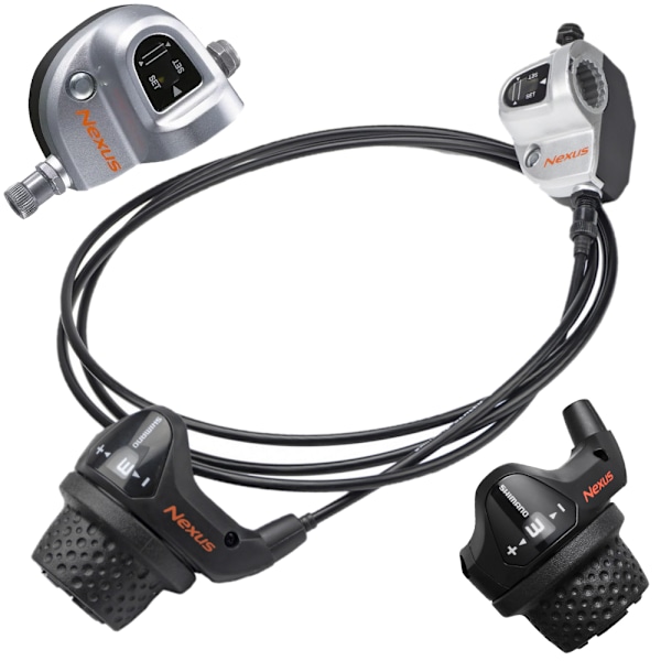 Shimano NEXUS 3 REVOSHIFT Vaihdevipu, Sisältää Kaapelin ja Kotelo (195 mm)
