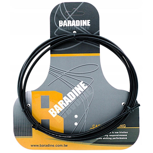 BARADINE Cykelgearkabelhylster Sort 2,2m til 1 Cykel