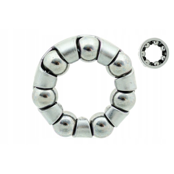 Hjulleje Kuglekurv/Krans 1/4" x 7 til Bagnav