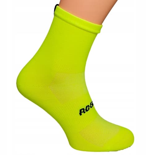 Rogelli Lätta Cykelstrumpor Fluo 2-Pack 44-47