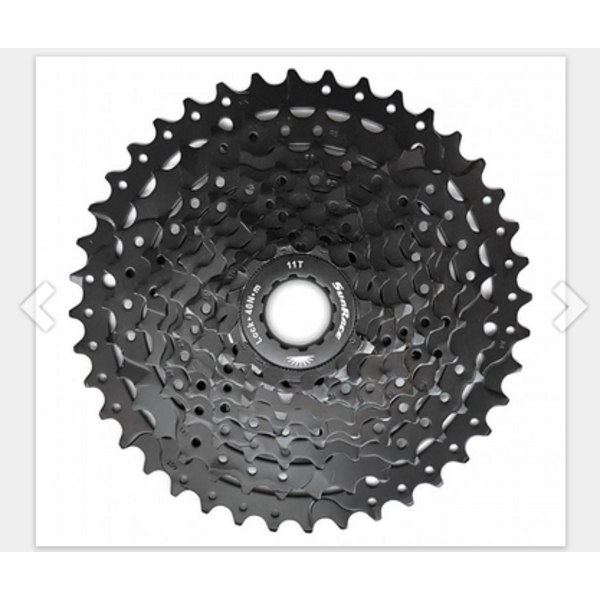 SUNRACE CSM9809AX 9-trins Kassettesæt 11-40T Sort
