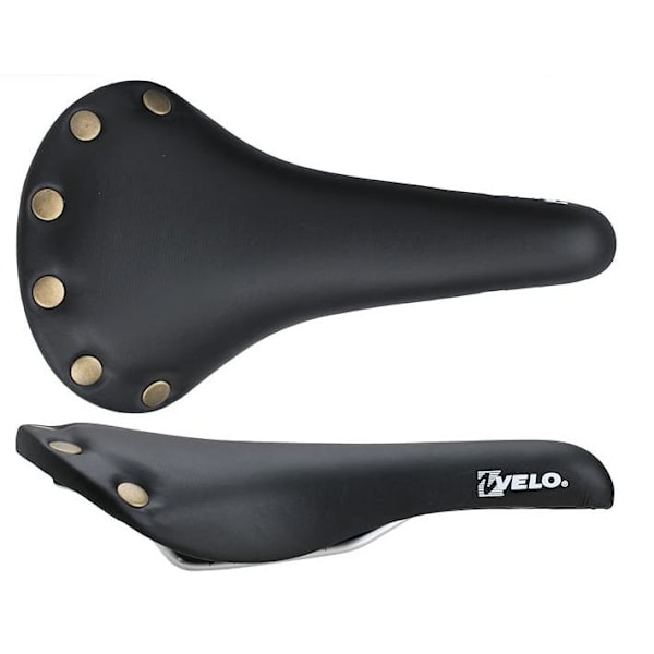 Sort Fixie Cykelsadel med Retro Design - VELO