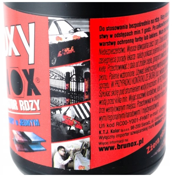 BRUNOX Rustfjerner og Epoxy Grunder 250 ml – Professionel Korrosionsbeskyttelse