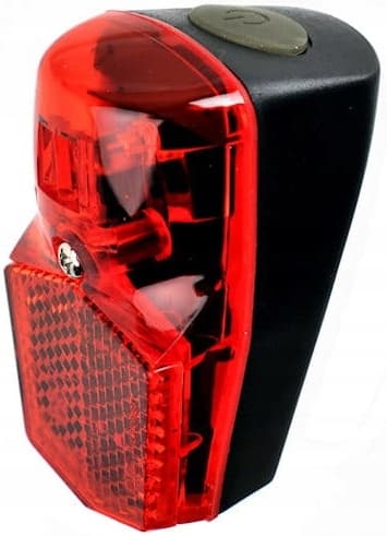 XC114 Cykellampa LED m. Reflex, Stänkskärm