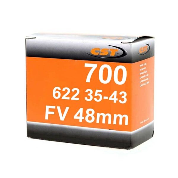 CST Cykelslange 700x35/38/40/42/43 mm FV Presta 48mm