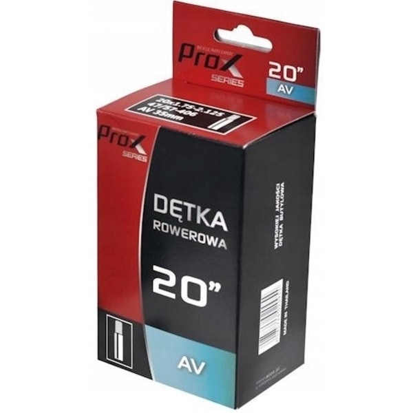 Cykelslange 20 x 1,75-2,125 AV 35 mm PROX
