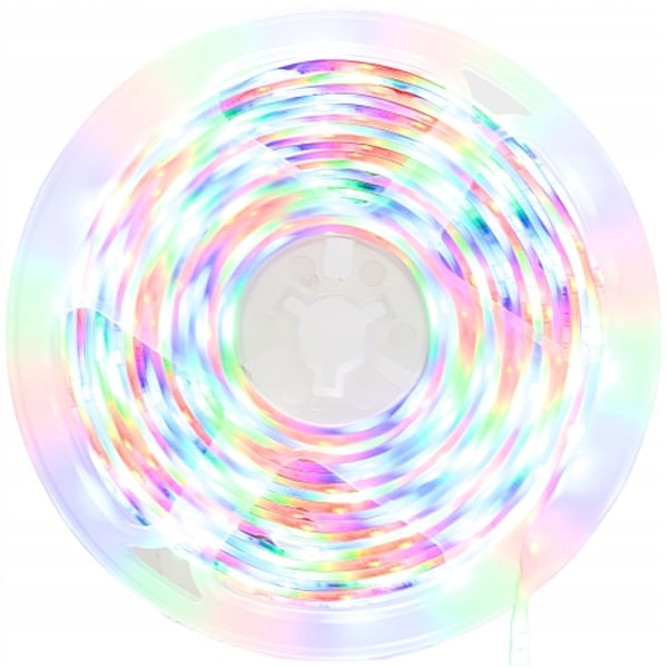 Vattentät LED RGB Färgglad Ljusremsa 5m med Fjärrkontroll