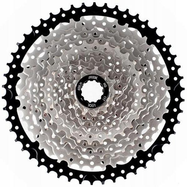 PROX 11-delad Kassett 11-50T Nicklad Stål Shimano-kompatibel