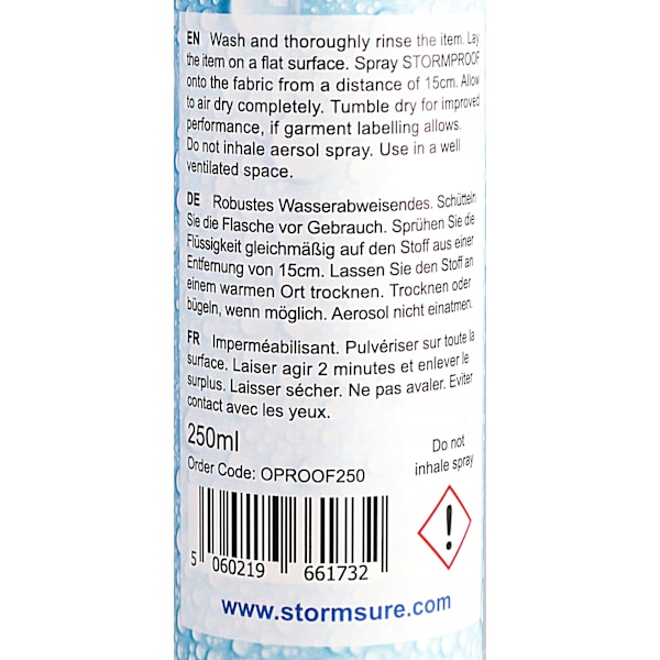 Storm Vattenavvisande Skospray & Klädspray - 250ml Hydrofob Behandling