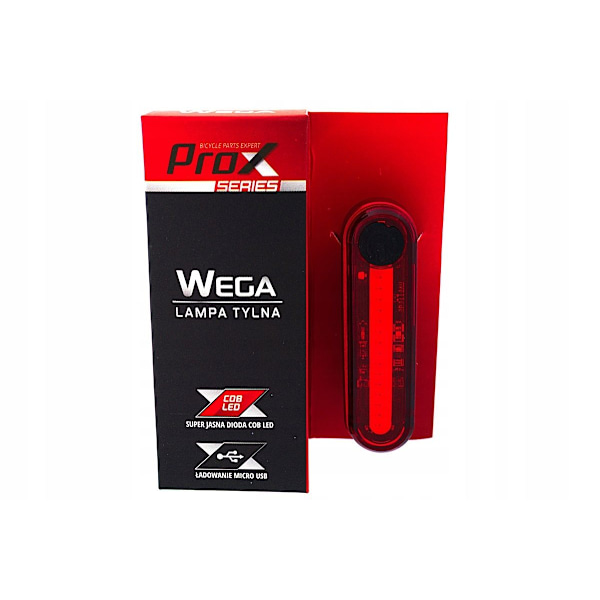 PROX WEGA USB Ladattava Takavalo 40 Lm