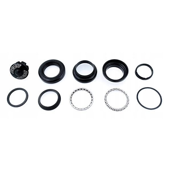 NECO H845 Sort 1-1/8" Styrfittingssæt - Justerbart Ahead Sæt Til Cykler