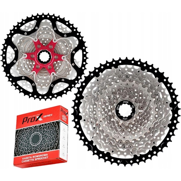 PROX 12-trins cykelkassette 11-50T, nikkelbelagt, robust INDEX design