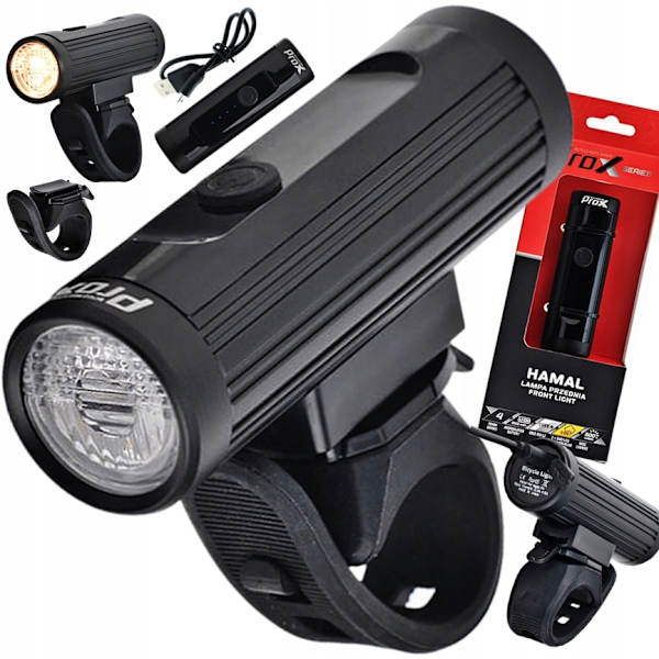 PROX HAMAL Framlampa Cykel 600lm Anti-Dimfunktion