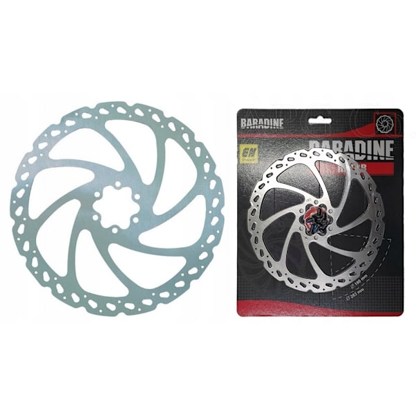 BARADINE DB-01 180mm Bremserotor med 6 T25 Skruer Sæt