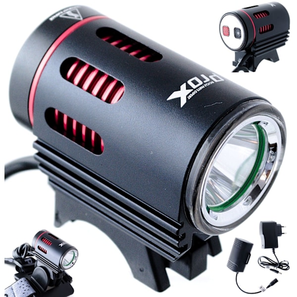 PROX AVIOR Genopladelig Pandelygte 1000lm