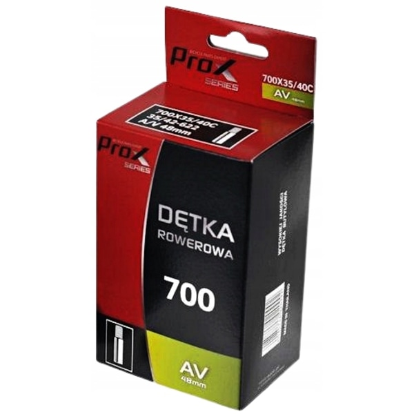 Cykelslang 28" 700x35/38/40/42 AV Bilventil 48mm PROX