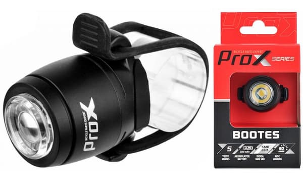 Cykellampa Fram PROX BOOTES SMD LED 50Lm 220mAh AUTO + MINNESLÄGE
