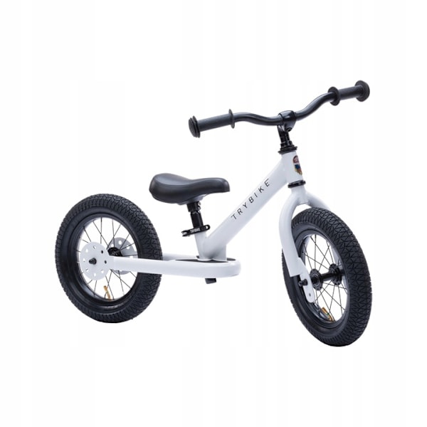 Premium Balanscykel Trybike Retro Vintage 16mån till 6år - Vit