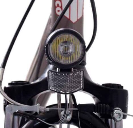 LED Forlygte til Cykel med Dynamo og Reflektorer
