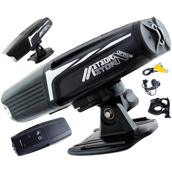 MOON METEOR STORM PRO cykellampe 2000 lumen - Ekstrem lysstyrke til cyklister