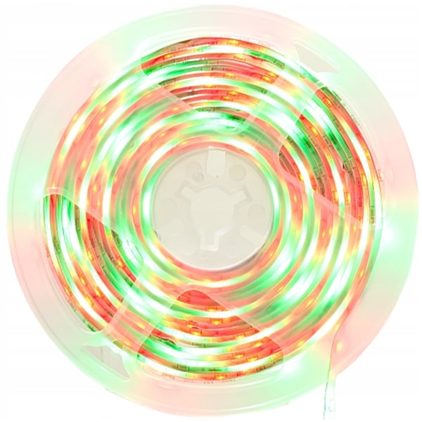 Vattentät LED RGB Färgglad Ljusremsa 5m med Fjärrkontroll