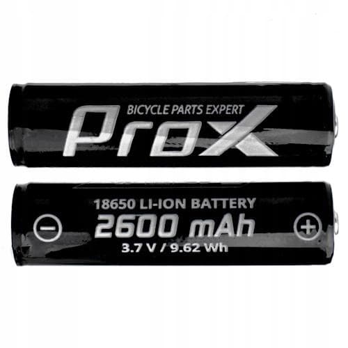 PROX Litiumioniakku 18650 2600mAh Taskulampulle