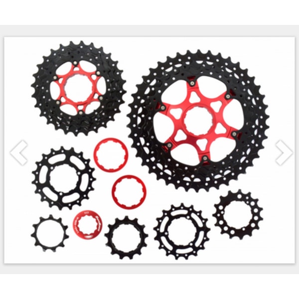 SUNRACE MX8 Kassette 11-Speed 11-46T Sort