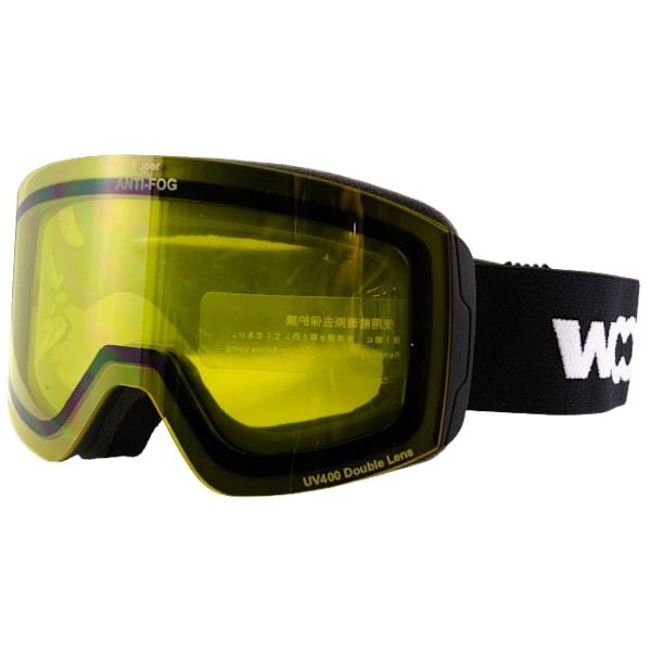 Woosh Lasten Mustat Anti-Fog Laskettelu- ja Lumilautailulasit 2024 - Revo Shift Teknologia