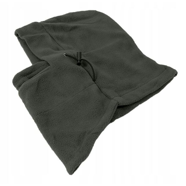 Monikäyttöinen Harmaa Fleece Pipo, Kypärähuppu ja Kauluri Setti