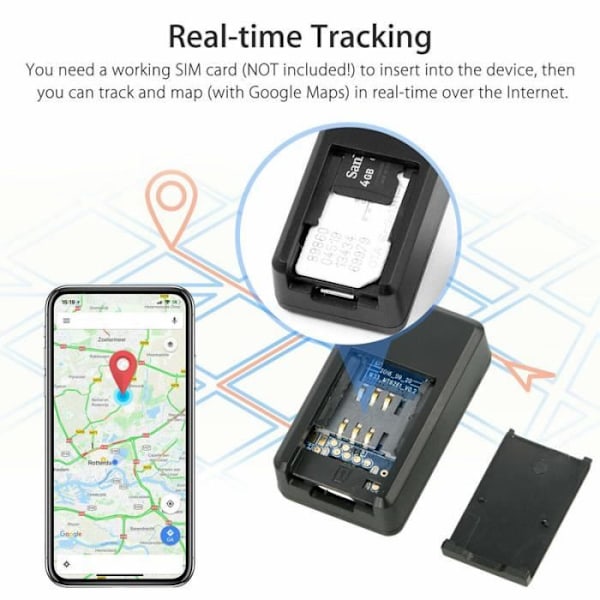 GF07 Mini Car GPS Locator Magnetic Mount Real Time SIM Message Locator Car Locator