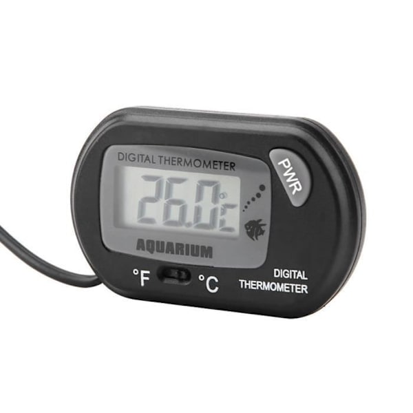 VBESTLIFE Digital termometer 2 färger Aquarium Tank temperaturmätare Digital termometer Svart