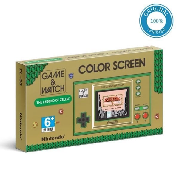 Game Watch Zelda - Nintendo Game & Watch Mini Console, The Legend of Zelda System Secrets Series, 35-årsjubileum