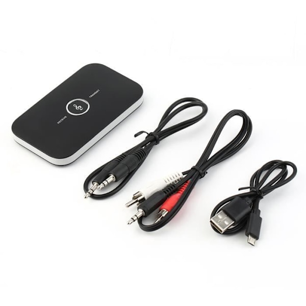 Bluetooth Transmitter Receiver 2 In 1 Wireless Audio Transmitter Adapter Svart