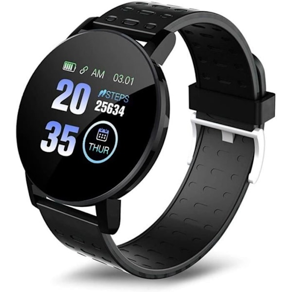 Bluetooth Smart Watch Herr Dam Blodtryck SmartWatch Sports Watch Whatsapp för Android iOS SmartWatch (Färg: B,494