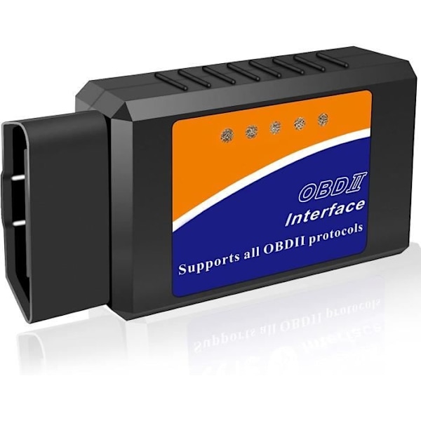 OBD 2 Bluetooth Fransk Support Bildiagnostik Bilverktyg Motorsystem Elektronik OBD-II Skannerkodläsare Scan22