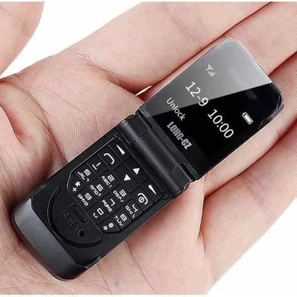 Trådlös Bluetooth-mobiltelefon - YWEI - Mini Flip BL35133-QUOXO Vit - 0,66" skärm - Magic FM Dialer