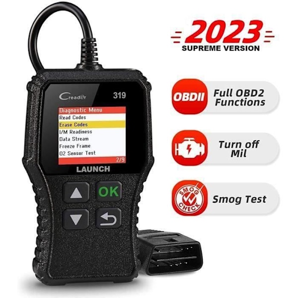 GOD14062-LAUNCH CR319 Auto Diagnostic Case OBD2 Scanner Error Code Reader på franska