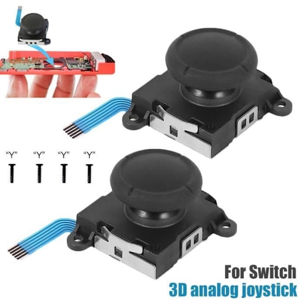 Original Blå Original 3D Analog Joystick Joysticks för Nintendo Switch, Controller Repair Kit