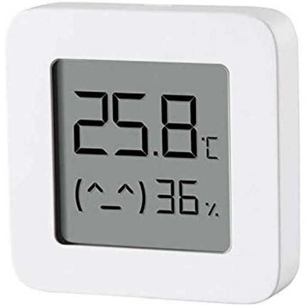 Xiaomi Mi temperatur- och värmemonitor 2 inomhustermometer ansluten vit, 1,5" LCD-skärm, Bluetooth, långt batteri d16