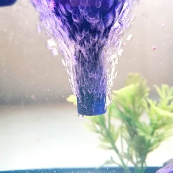 Luftsten kompatibel Akvarium, 10 Stykker 2,5 cm Akvarium Cylinder Boble Diffuser kompatibel Akvarium Luftpumpe
