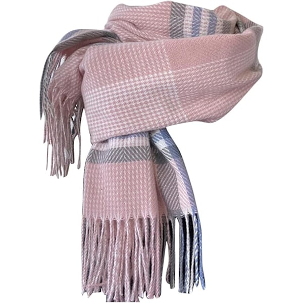 Dame Sjal Stor Lang Varmt Sjal Kvinders Trykt Sjal Efterår/Vinter Strikket Sjal Multifunktionelt Kokon Sjal Retro Mode Unisex
