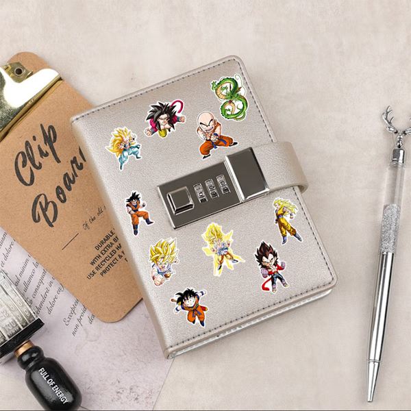 50 stk. Dragon Ball Goku graffiti klistermærker vandkop notesbog