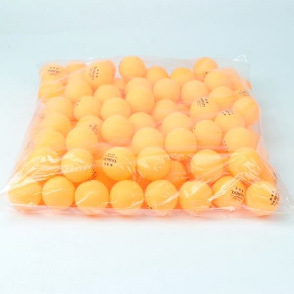 60-pack bordtennisbollar, premium bordtennisbollar, bulk utomhusbordtennisbollar (orange)