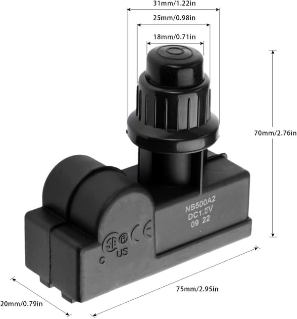Universal gnistgenerator, 2 uttak trykknapp elektronisk tenner tenner