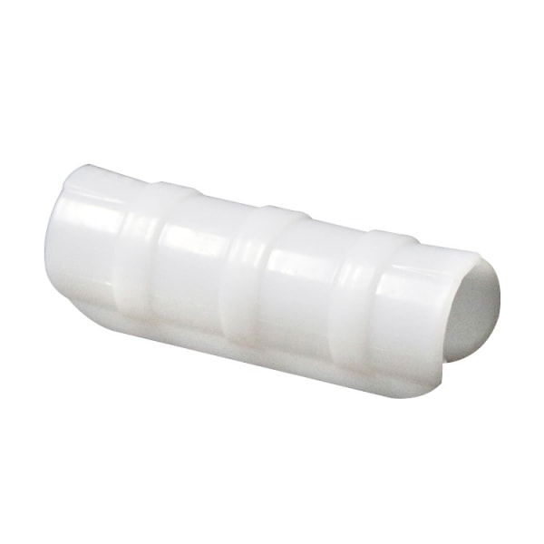 20 st vita 20mm stjälkklämma växt växthus plastfilm fast nätklämmor