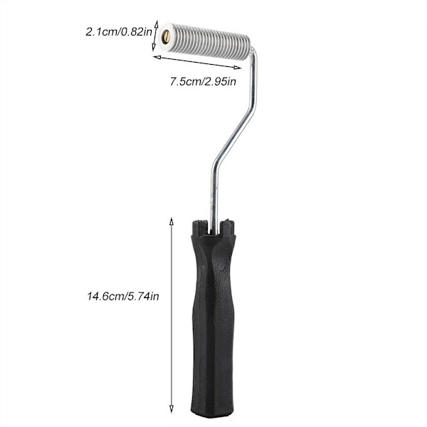 3 st Bubbler Roller, Bubble Paddle Tool, Aluminiumlegering Fiberglas, Kit för