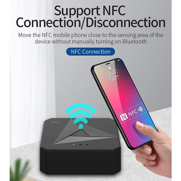 Bluetooth-sovitin, Nfc Bt -sovitin, äänentoisto, langaton Bluetooth V5.0