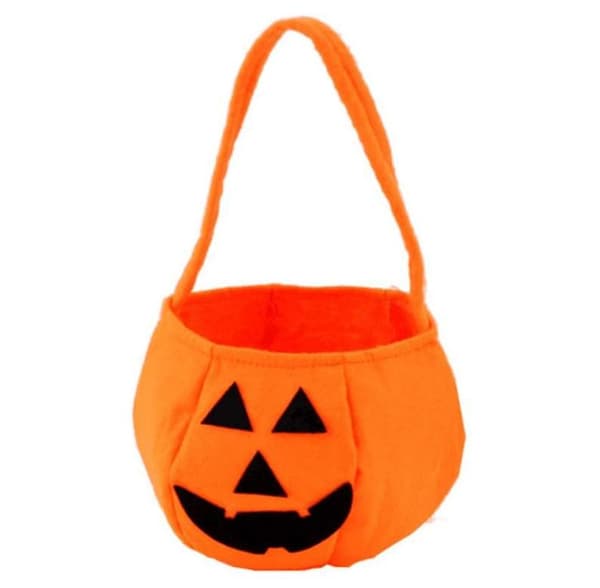 2 st Halloween Pumpa Godispåsar Presentpåse
