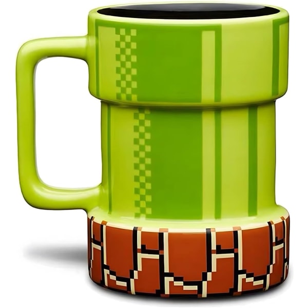 Drtupe Super Mario Warp Pipe Mug Keramisk kaffekrus Gave til spil