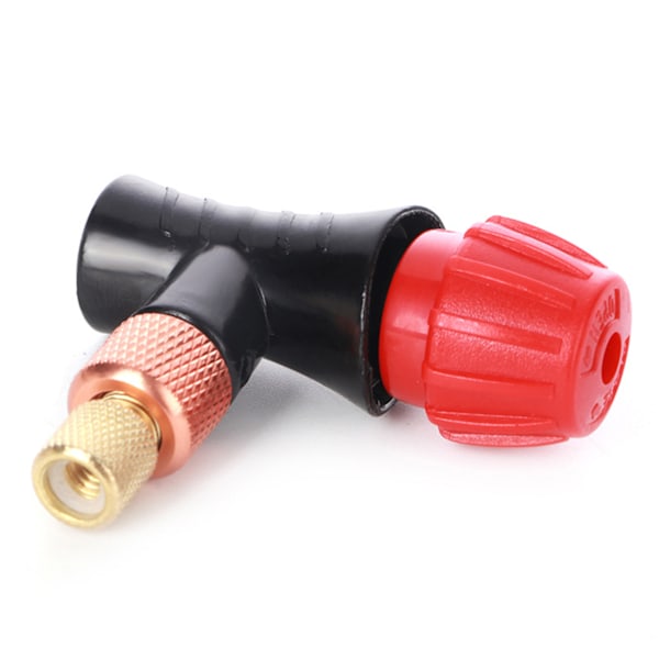 CO2-pumpe til cykel, justerbar cykelpumpe kompatibel med Presta og Schrader ventiler til mountainbikes og racercykler